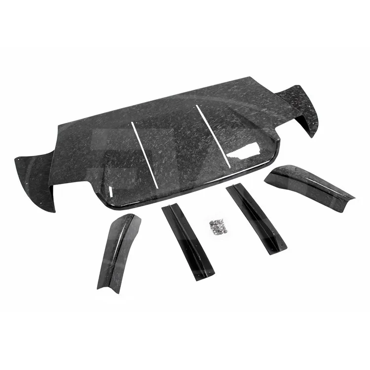 FOR 2001-2007 MITSUBISHI EVOLUTION EVO 7 8 9 REAR BUMPER FORGED CARBON FIBER REAR DIFFUSER VARI STYLE