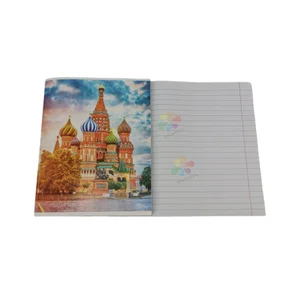 Square Line Customized Printing  Wholesale Factory  Different  Markets Staple Binding A5 Size Exercise Book