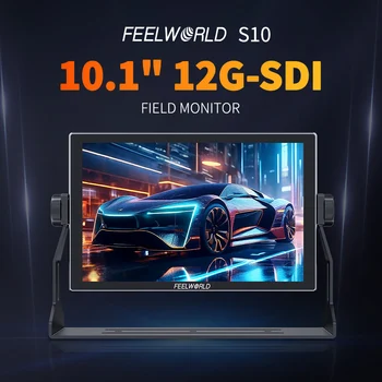 FEELWORLD S10 On-Camera DSLR Monitor 10-inch Touchscreen High Brightness 1200nit SDI HDMI2.0 Custom OEM Factory Wholesale detail image