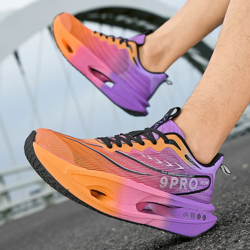 2025 Custom Logo Sports Running Shoes with Carbon Board Casual Sports Fashion Soft-Soled Basketball Style Explosive