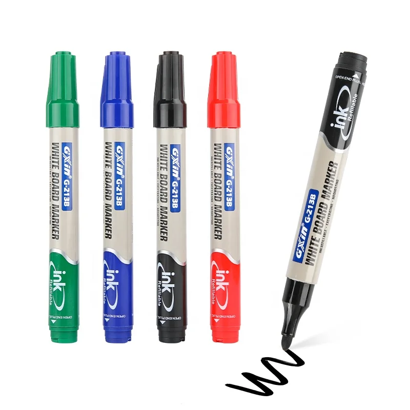 Gxin G-213B Refillable Whiteboard Marker Pen - Quick Drying, Non