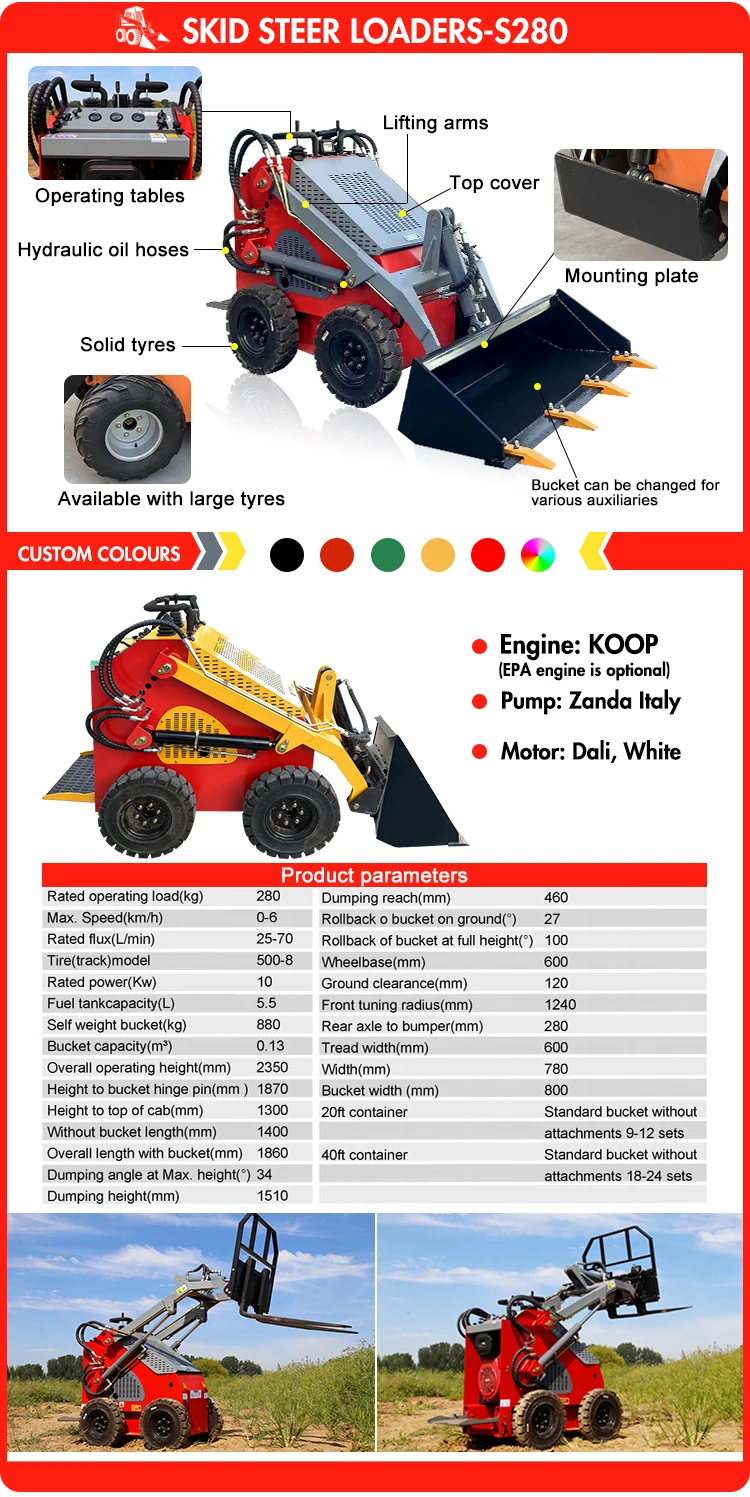 Skid Steer Loader - High Efficiency Earth Material Handling