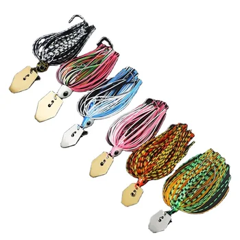 Factory Wholesale Stainless Steel Sequin Jig Water Baffle Bearded Lure Artificial Bait Hooks 7g 9g 11g 18g 21g Fish – Metal Jig – view 2