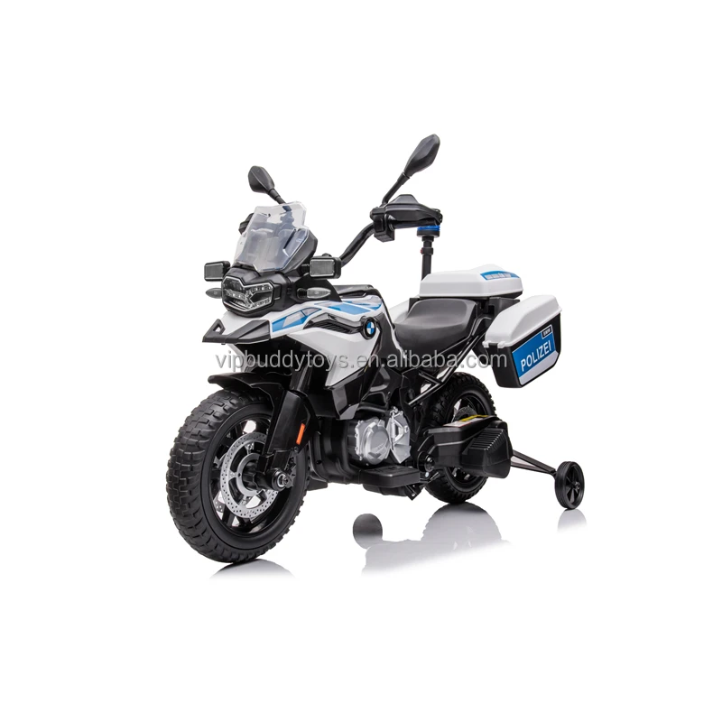 Wholesale License BMW F850 GS 12V Ride on Police Kids Motor Bike