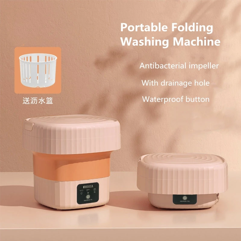 Folding Little Portable Washing Machine With Dryer Mini Washing Machine