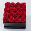 16 rose in Square box