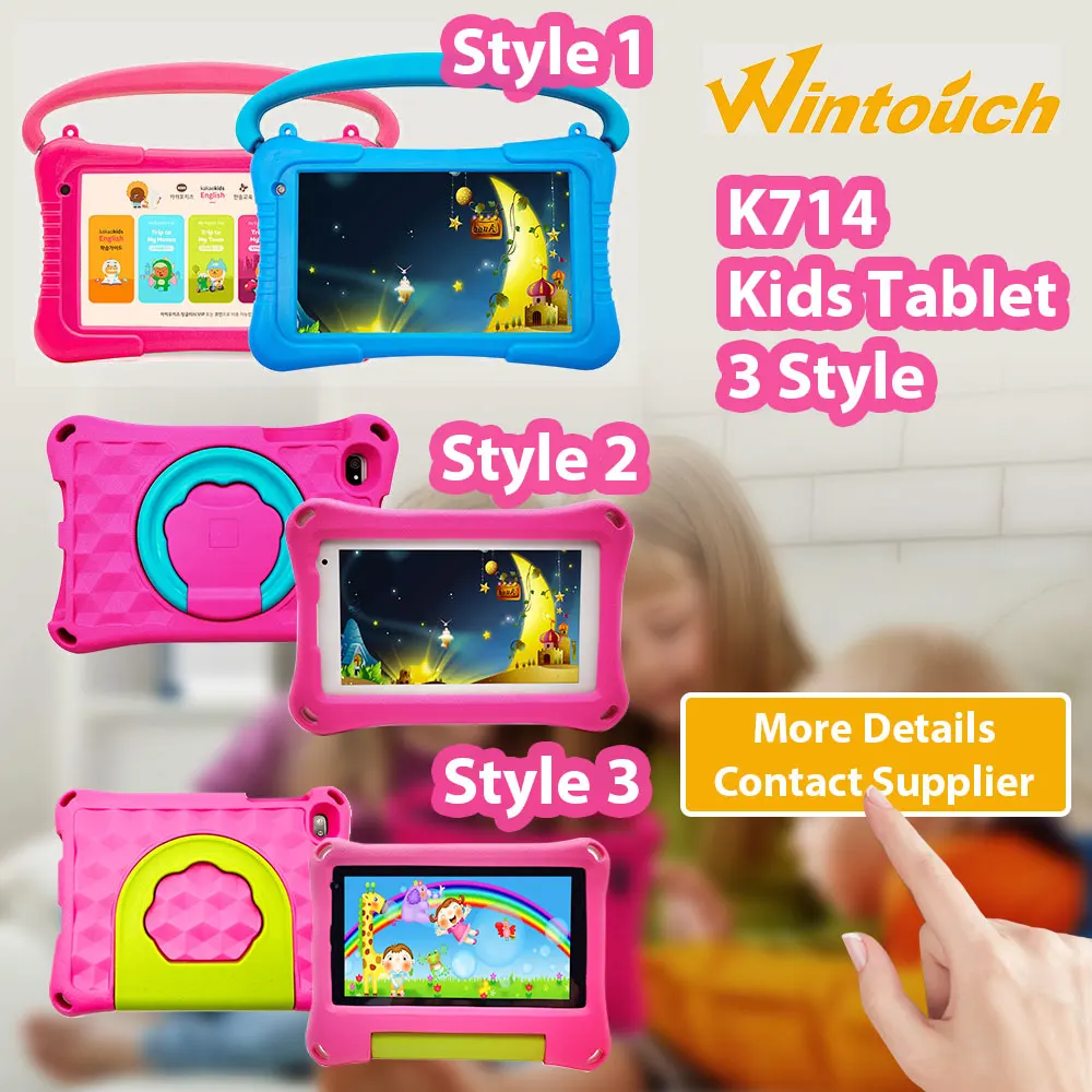 Fast Shipping in Stock Wifi 1 Pcs MOQ Child Educational Tablets 1gb Ram 16gb Rom 7 Inch Android Kids Tablet Pc