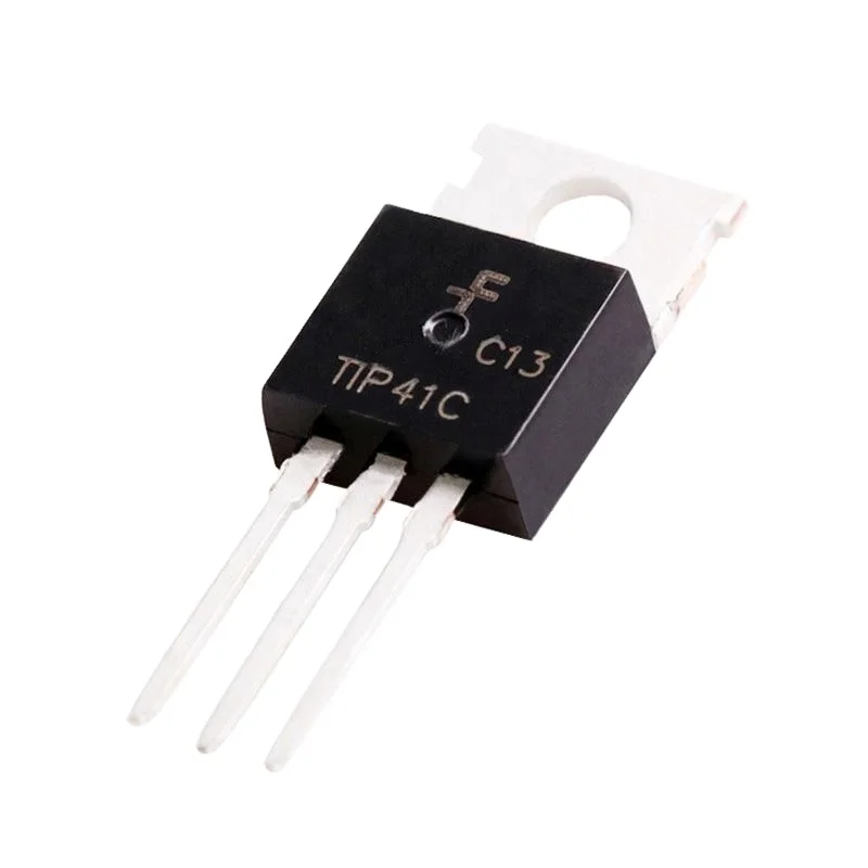 Electronic ComponentsTransistor TIP41  TIP41C TO220 Tran Npn 100V 6A TIP 41 Asli Dan BaruTIP41C TIP42C