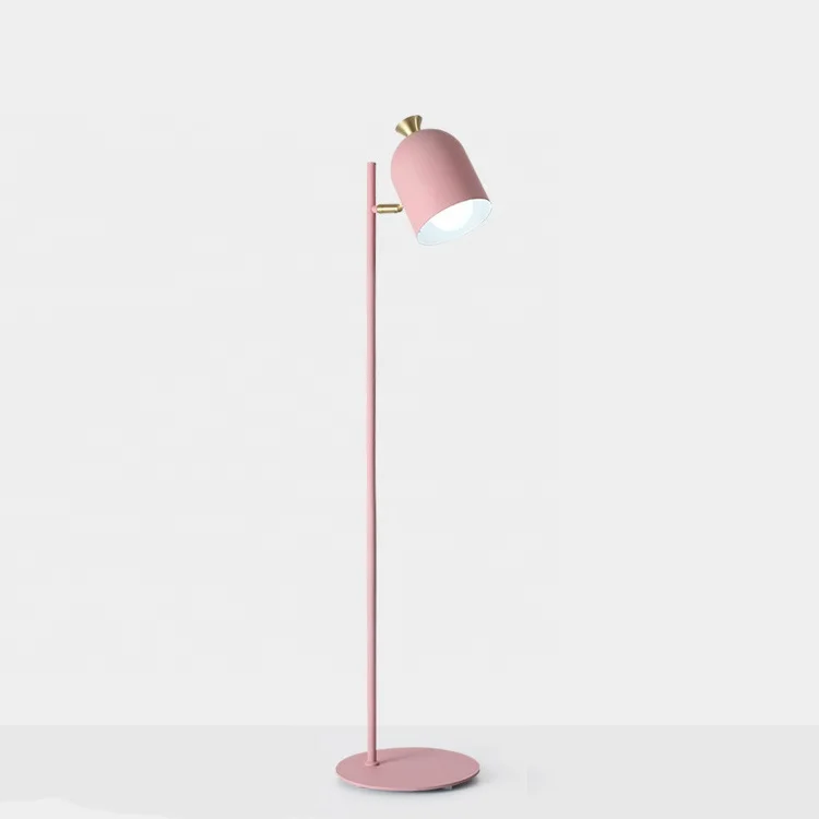 Современная простая нордическая стильная комнатная зеркальная железная Напольная Лампа с украшением