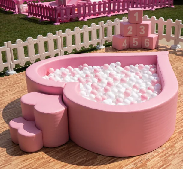 Love Design Ball Pool Pink for Toddlers Kids Indoor Outdoor Soft