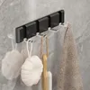 Black+Silver 4 hooks