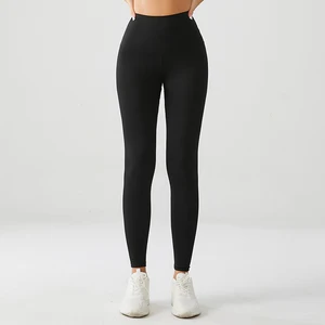 Women's High Waist Buttery Soft Knitted Sports Yoga Pants Breathable Tummy Control Gym Tights Running Workout Athletic Leggings