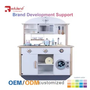 Hot Selling Wooden Kitchen Set Children's Pretend Role Play Toys for Kids Kitchen & Food Toys