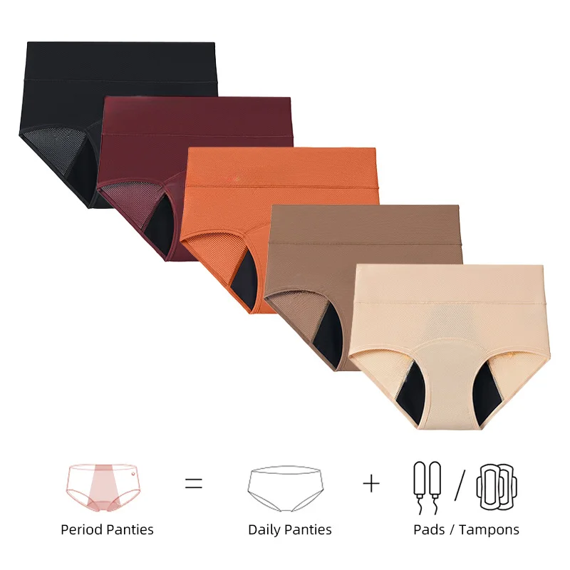13-Colour 3-Layer Period Brief -gusset reference