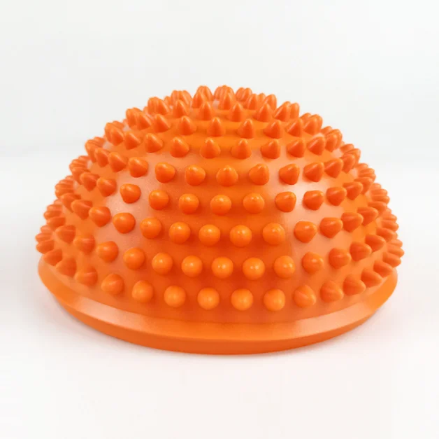 PVC Half Round Foot Massage Pad Balance Ball Fitness Training Yoga Ball