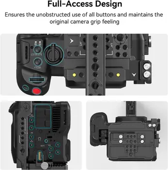 SmallRig Camera Cage Handheld Kit for EOS C70 for Canon with NATO Top Handle Locating Holes for ARRI - 3899 detail image