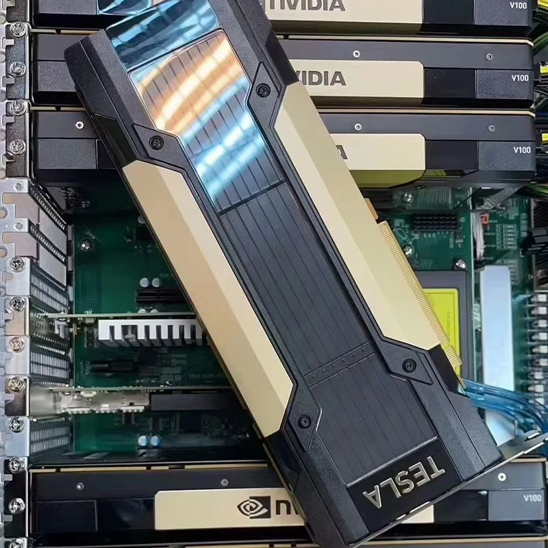 Tesla V100 32GB HBM2 Nvlink 2.0 Support Pcie 3.0 640 Tensor TFLOPS