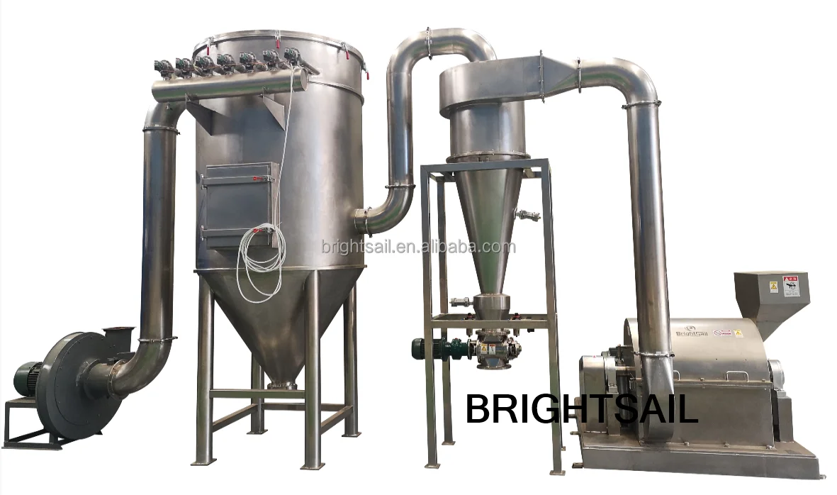 Advanced Hammer Mill Turmeric and Ginger Grinder Machine for Grinding Spices
