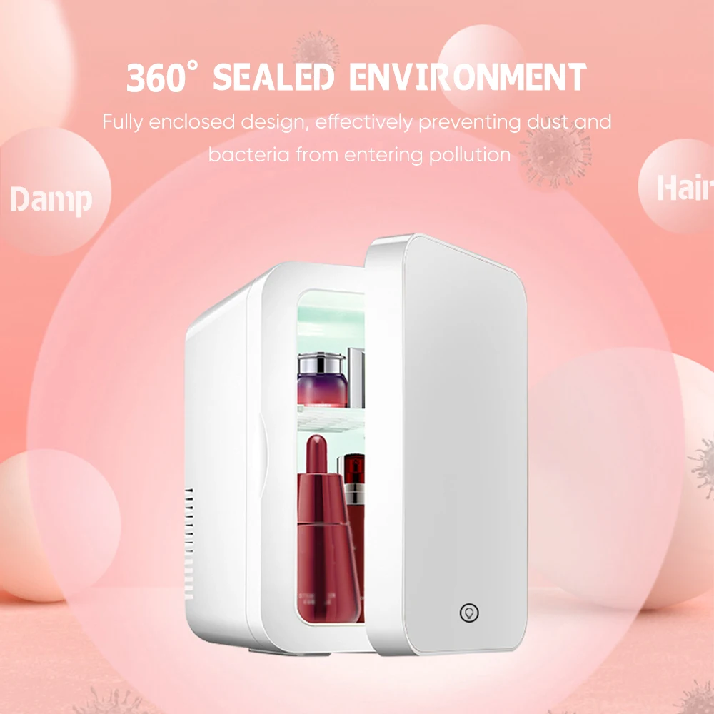 High Quality 2 In 1 Mini Refrigerator Cosmetic Portable Small Skincare