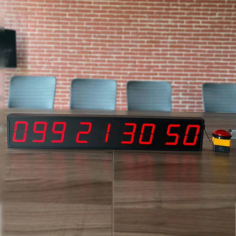 CHEETIE CP03 Oversize 9 Digits 4 Inch Large Event Countdown Wall Clock 999 Days Countdown Timer With Remote Control