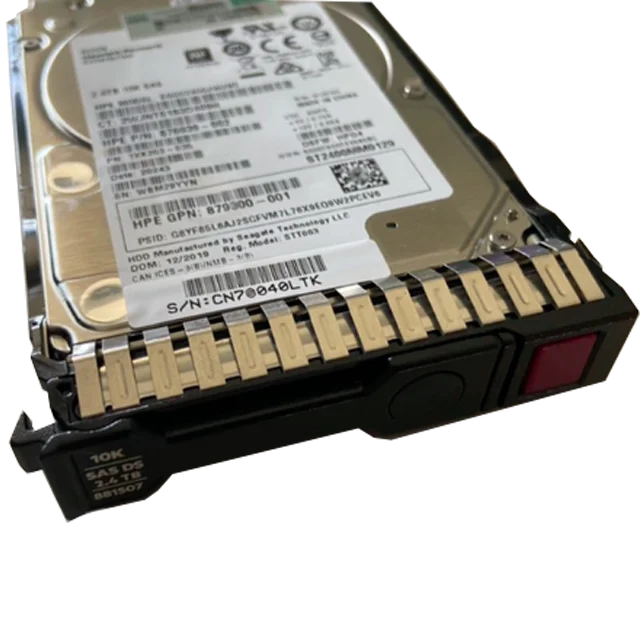 Pou HPE SAS 12G 10K 2.5 Disque Dur 2.4TB 881457-B21 881507-001 Intèn pou Sèvè 1.8TB Kapasite ak Pòt Ekspanson SATA