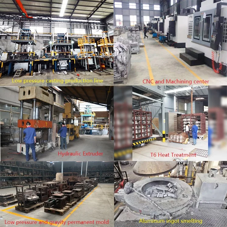 OEM service high precision aluminum alloy casting parts for vehicle and agriculture machinery