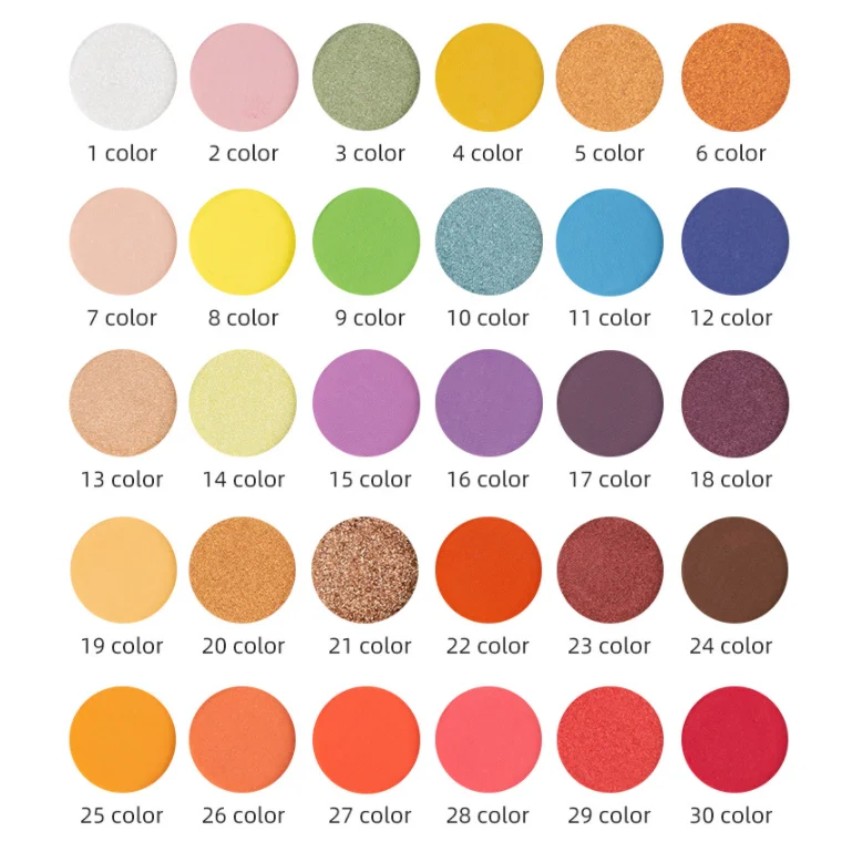 
 Палитра теней для век без логотипа, 30 цветов, нейтральные перламутровые матовые, в наличии, оптовая продажа, низкий минимальный объем заказа, бронзирование, маленькая партия, индивидуальный логотип  