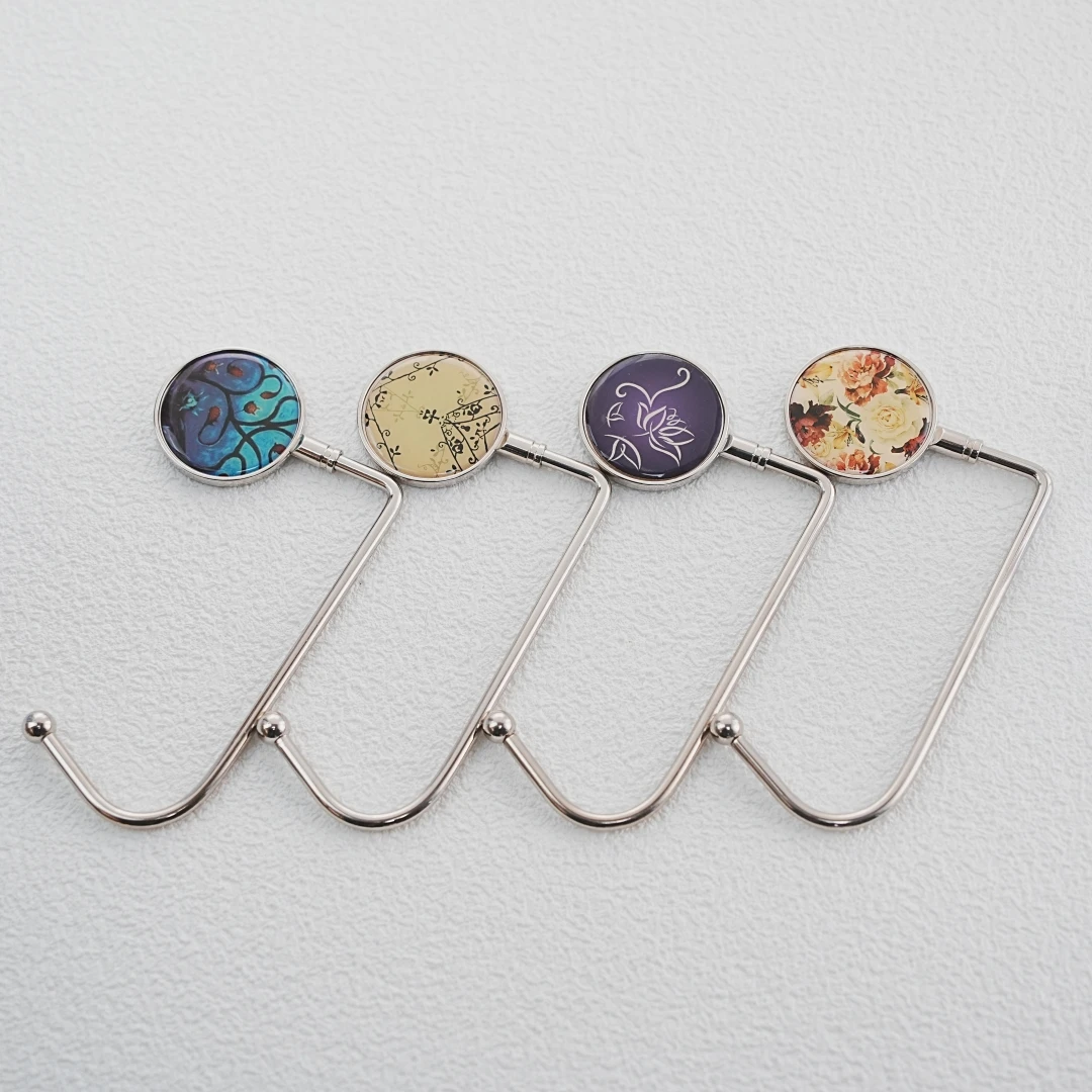 Wholesale Custom Logo Gold Metal Bag Holder Purse Hanger Hook For