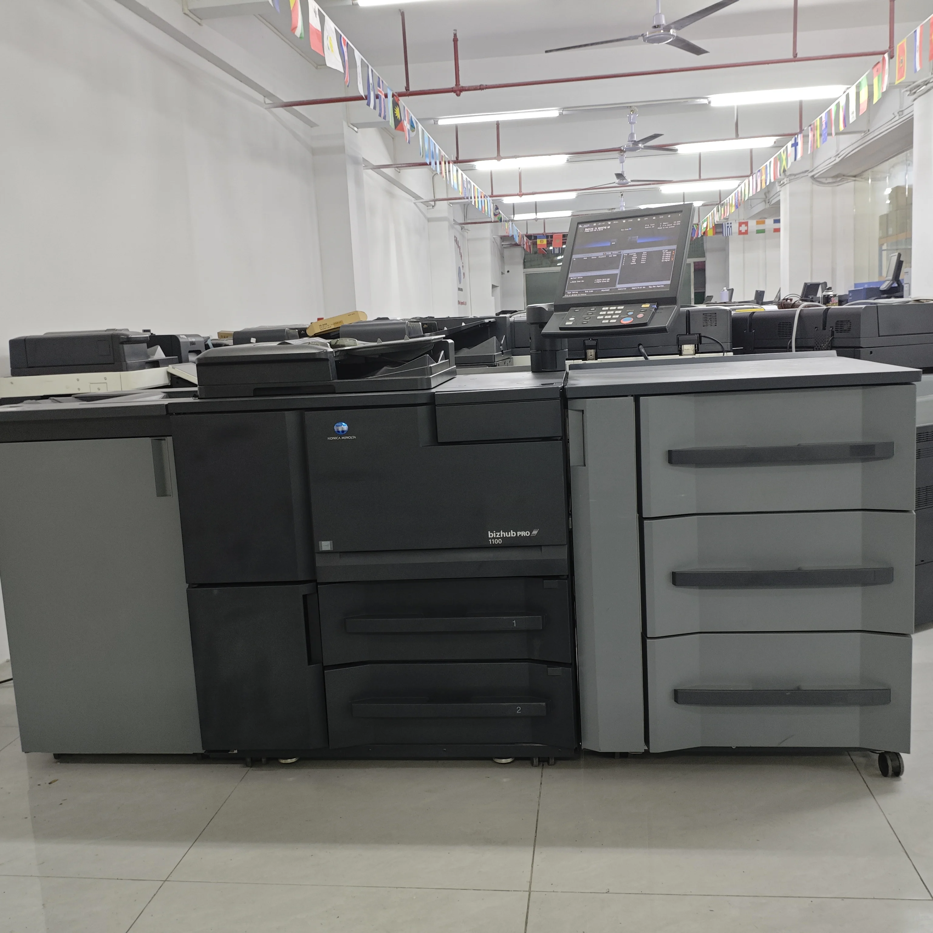 Refurbished Digital Printing Press Machine for Konica Minolta BH1100 Laser Production Press Photocopy Machine