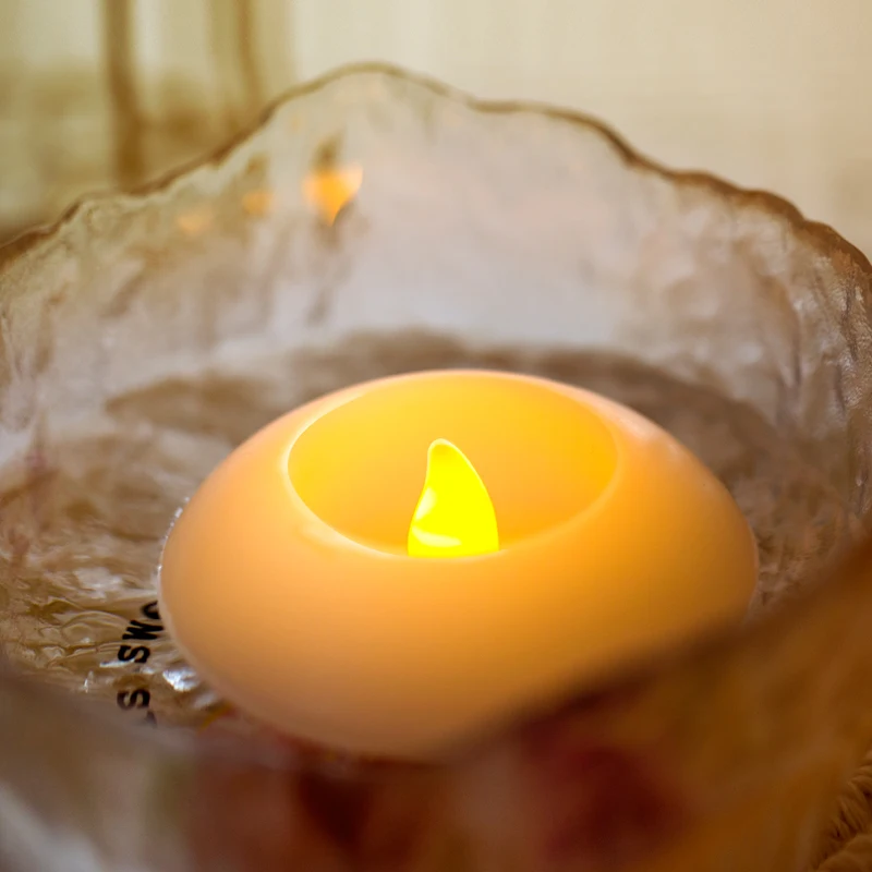 Factory Directly Wholesale 3 Inch Floating Tea Light Candles Water Activated Led Floating Candles