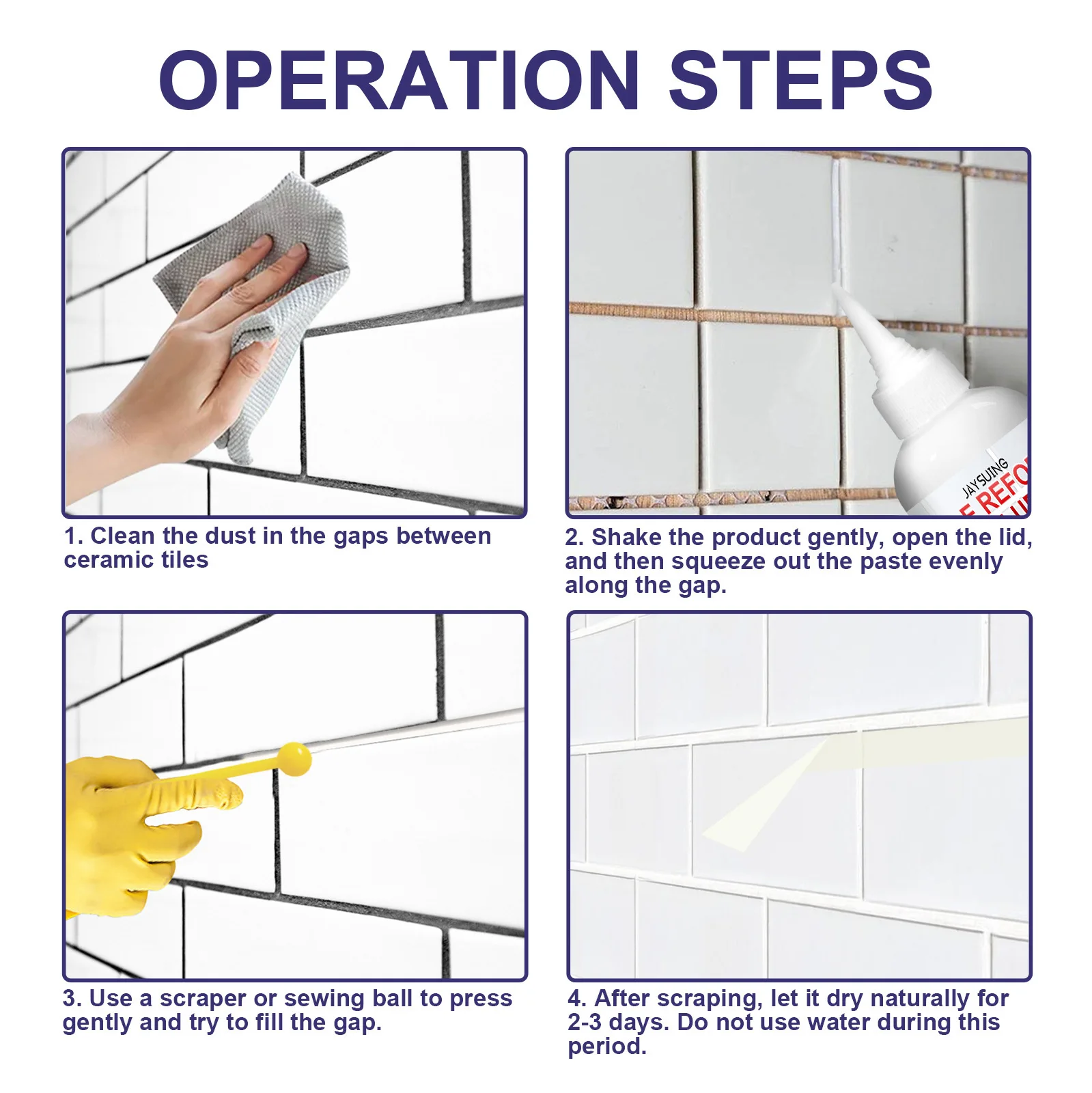 Tile Glue Bathroom Bathtub Balcony Sink Corridor Tile Repair Tile Gap