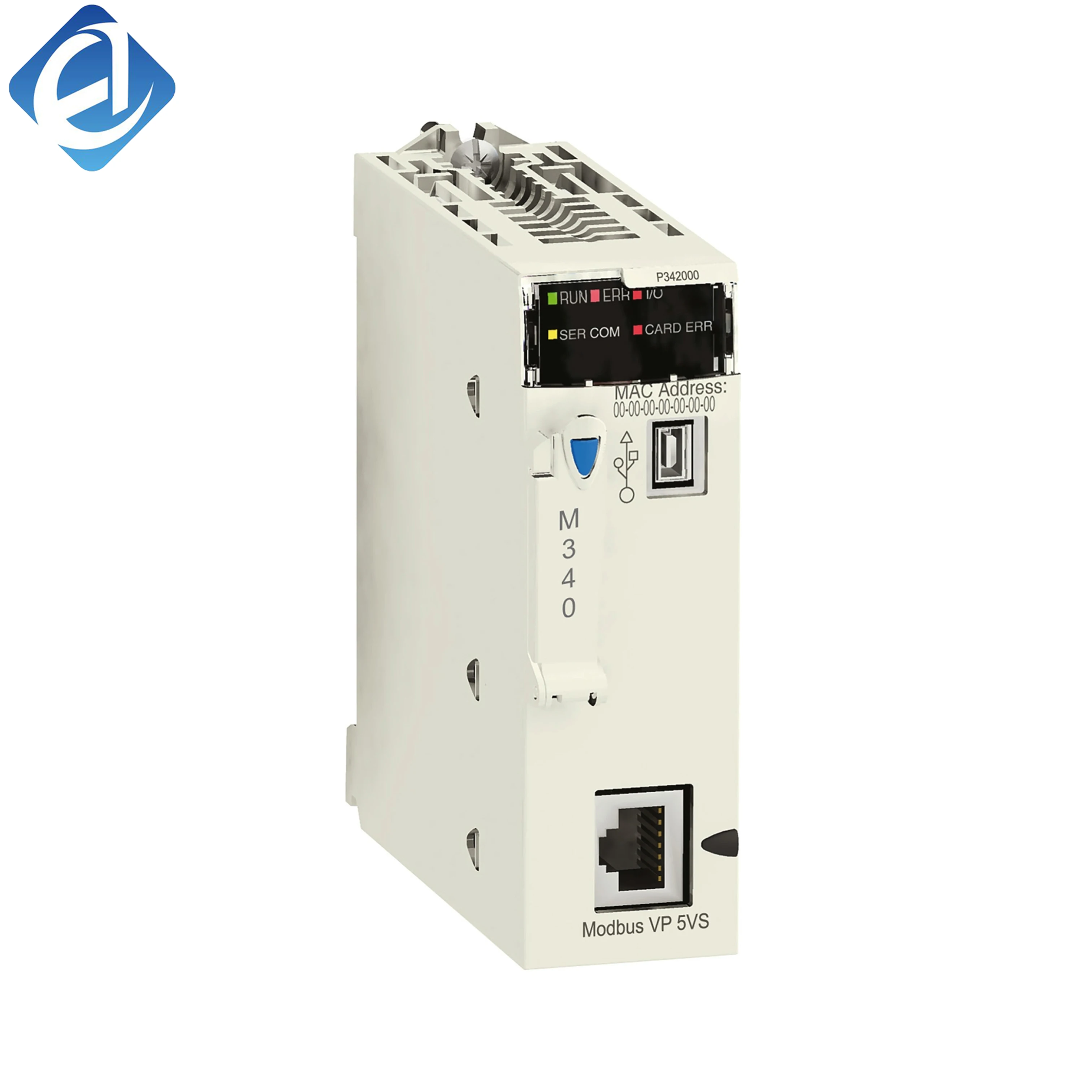 New Original BMXP342000 is a Modicon M340 series CPU processor module. It delivers powerful logic operation, data processing and multi-communication functions. With high operating stability 