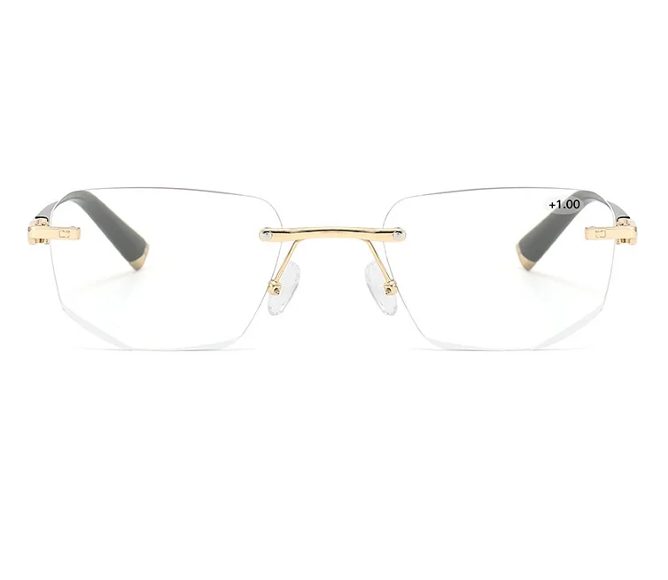 Gold Frame Photochromic Multifocal Sun Readers