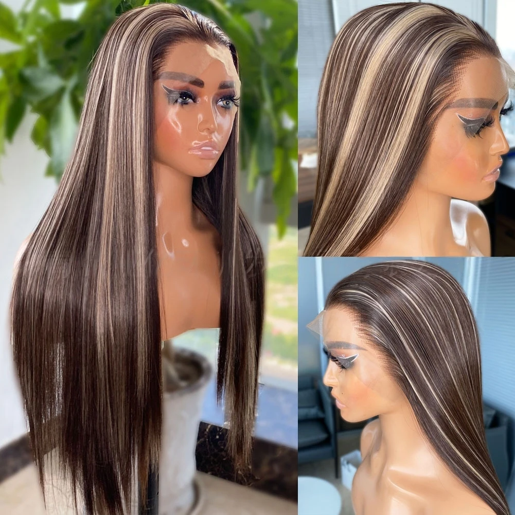 black + orange wig KF81188