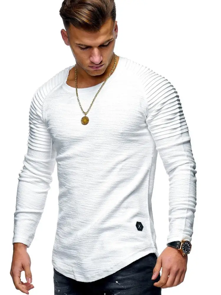 T-shirt à manches longues pour homme, haut masculin de Style de