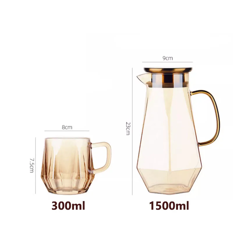 Carafe And Glass Set,Jug And Glasses Set Diamond Glass Water Pitcher Buy Carafe And Glass Set
