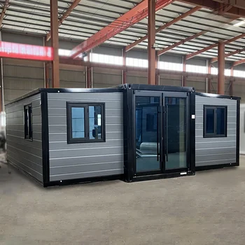 2 3 Bedroom Luxury Prefabricated Prefab Expandable Container House for Sale Ready Made House Hurricane Proof Prefab Mobile Home