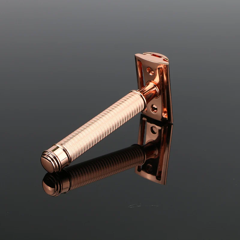 Double Edge Blade Classical Shaving Razor with Heavy Mental Handle Facial Razor Safety Razor