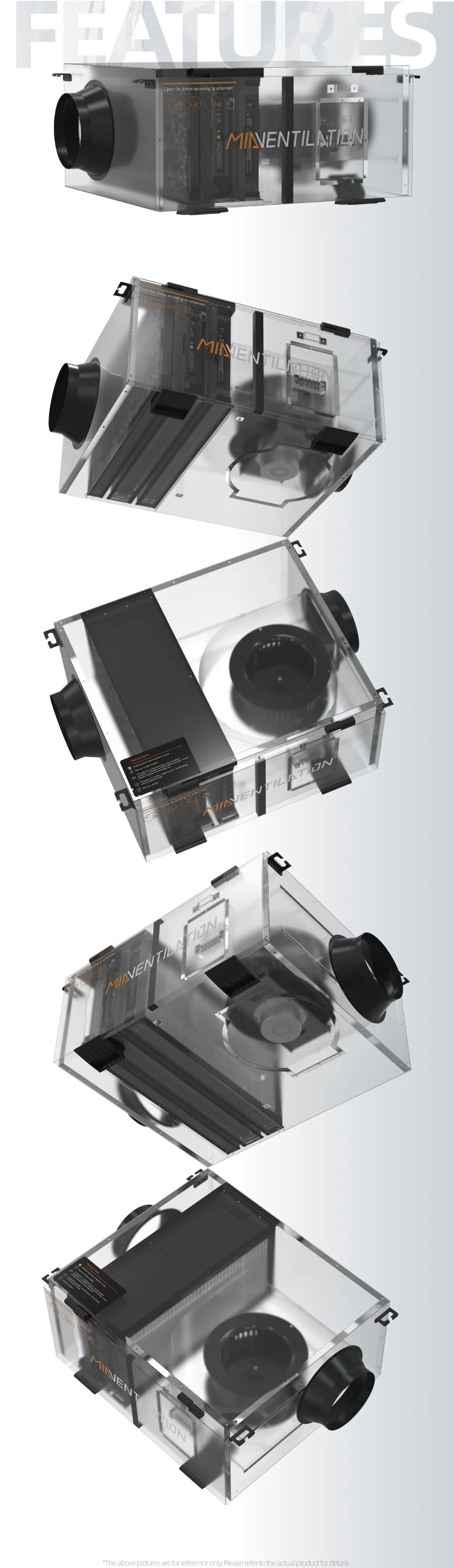 Air Handling Unit, 350m3/H, Stainless, Steel, HEPA - detail 10
