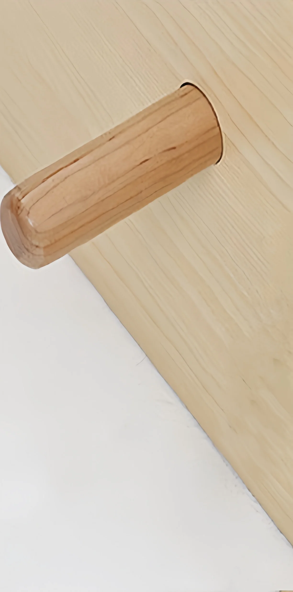 Solid wood handle