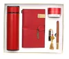 Notebook+vaccum cup+speaker+pen+usb-red