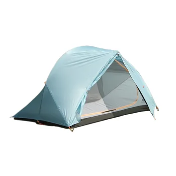 Colorful Dew Outdoor Solo Backpacking Camping Hiking Tent with Aluminum Poles