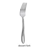 Silver dessert fork
