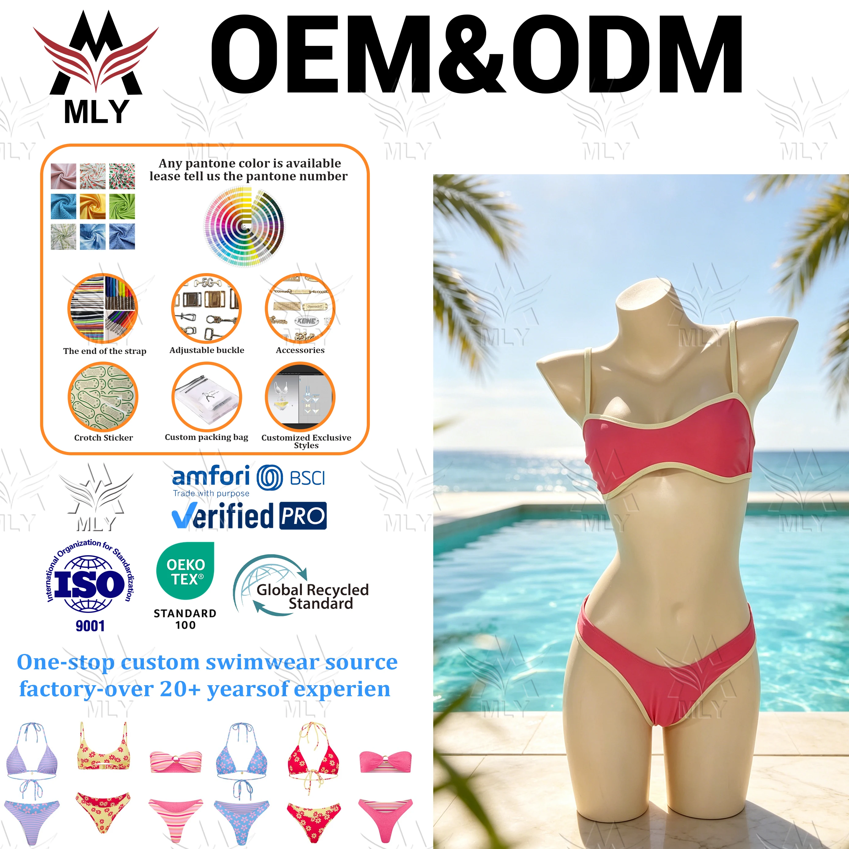 Custom Logo Micro Bikini Extreme G String Thong Bikini Sexy Mini Bathing Suit for Women