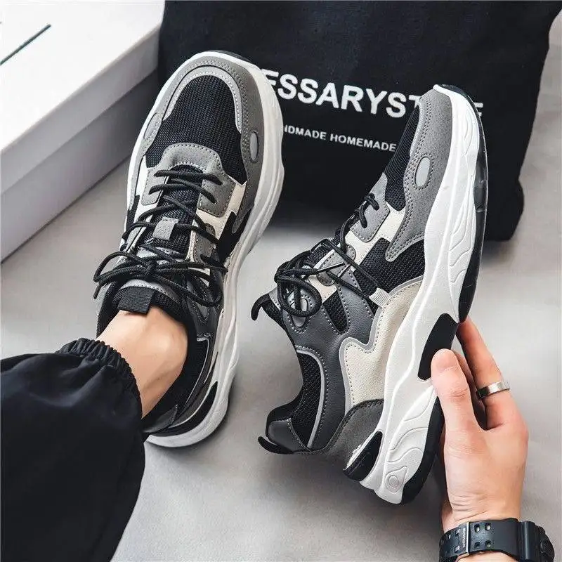 New Design Sport Fitness Shoes Lightweight Low Price Men Sneakers Running Casual Shoes