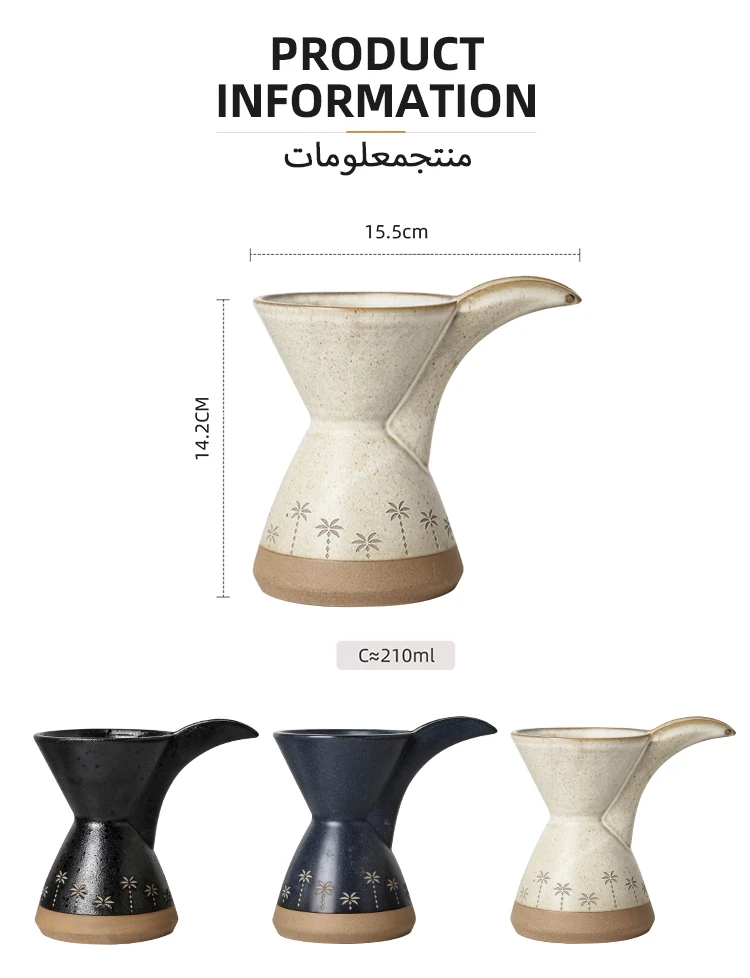 Dripper and Matching Cups Display