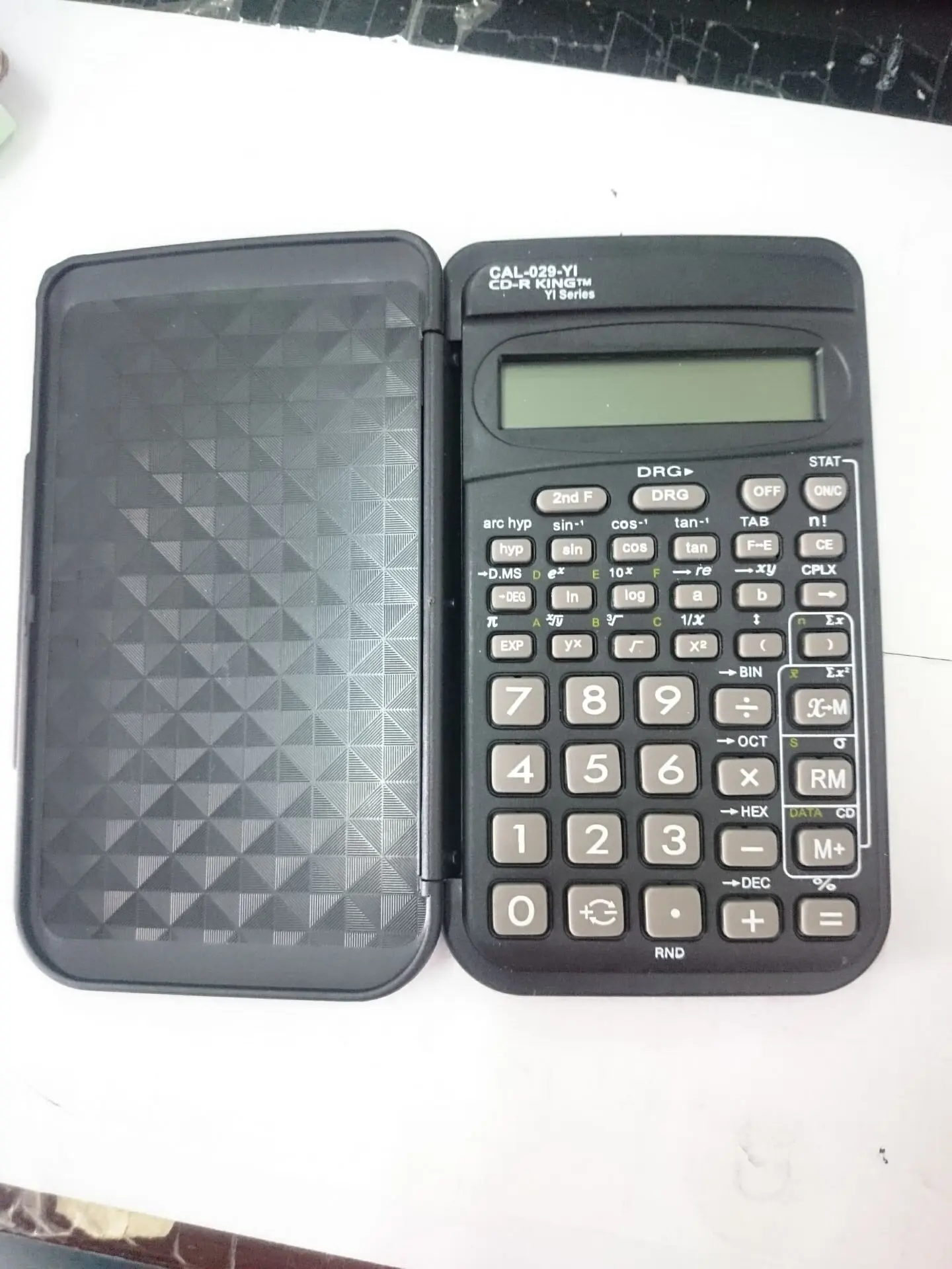 Promotional Foldable Design 56 Function Pocket Scientific Calculator with Cover 10 Digits Display Calculator for Student