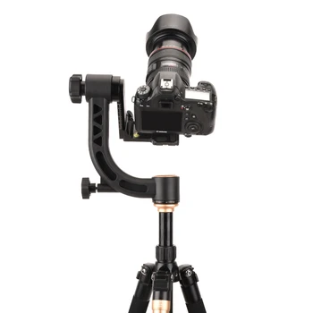 QZSD-Q35 Lightweight Adjustable Multi-angle Ball Head Tripod for Camera Telephoto Lens Heavy Duty Panoramic Gimbal