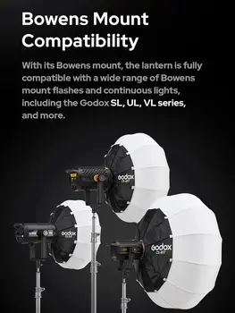 Godox CS-65T Collapsible Lantern Softbox 25.6inch/65cm Soft Lighting Modifier product image