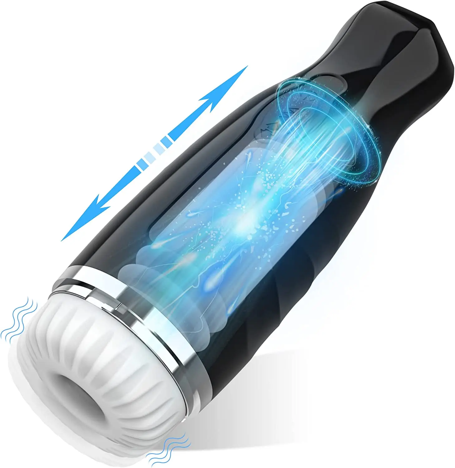 Vibrations Automatic Telescopic Vibration Male Masturbator Cup Artificial  Vagina Real Pussy Sex Toys for Men